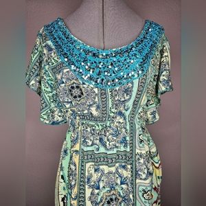 Emerald brand embellished blouse
